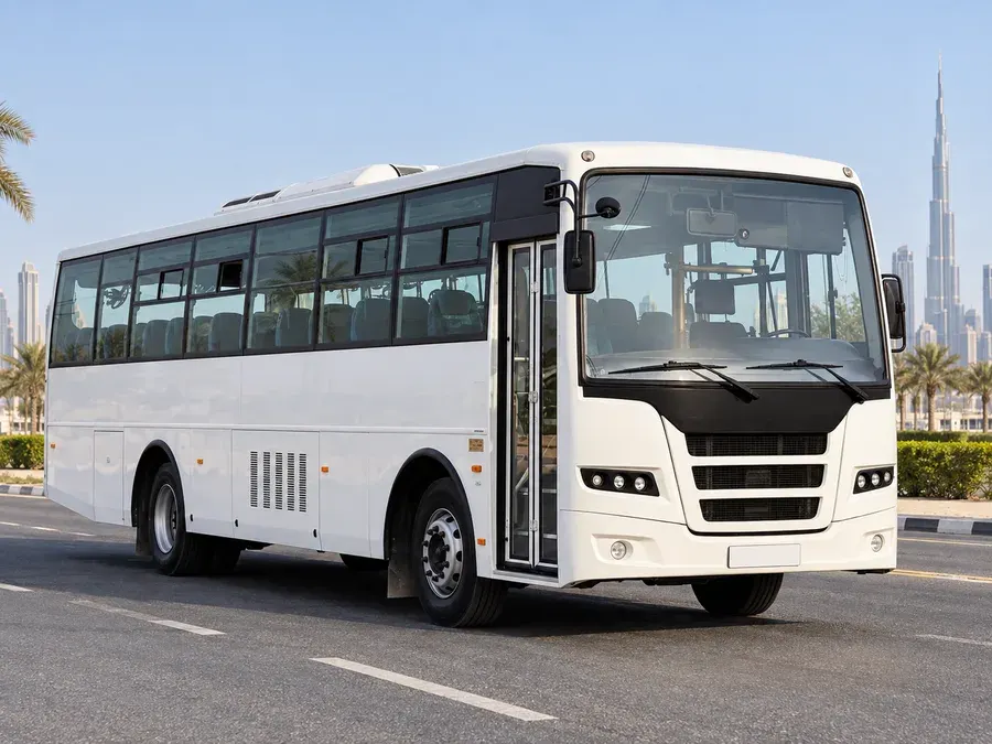 Ashok Leyland Staff Bus vehicle type shown as illustrative fleet option