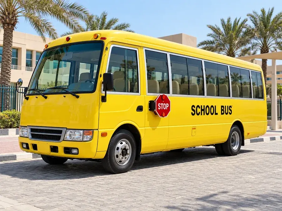 School Transport Bus vehicle type shown as illustrative fleet option