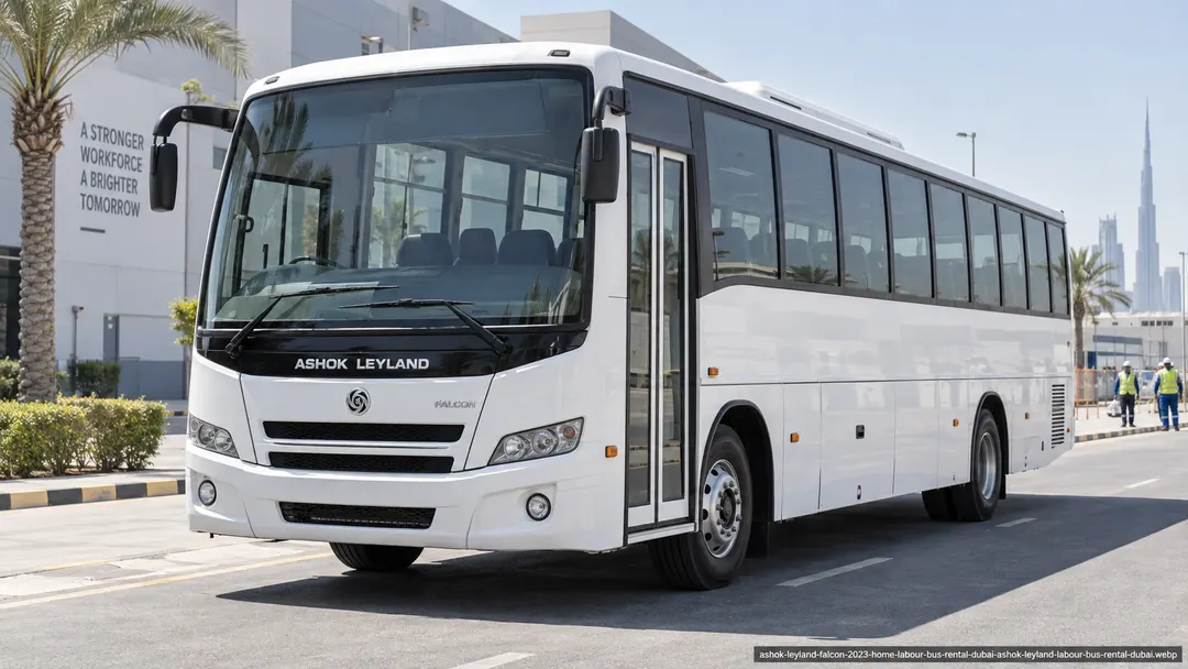 Labour Transport Dubai — private passenger bus and van transport in Dubai and the UAE