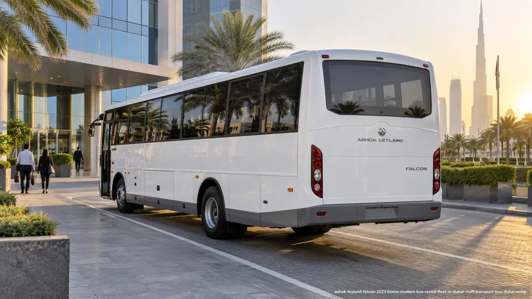 Staff Transport Dubai — private passenger bus and van transport in Dubai and the UAE