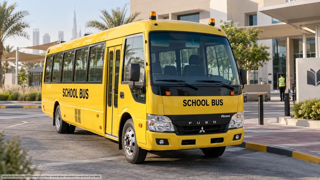 School Bus Rental Sharjah — private passenger bus and van transport in Dubai and the UAE