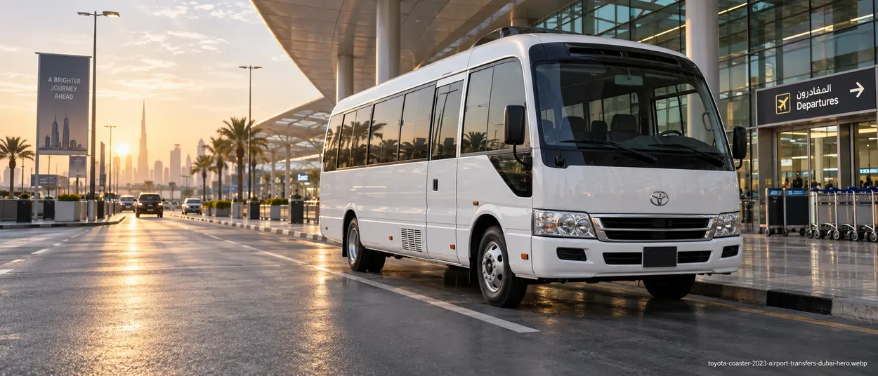 Airport Group Transfers — private passenger bus and van transport in Dubai and the UAE