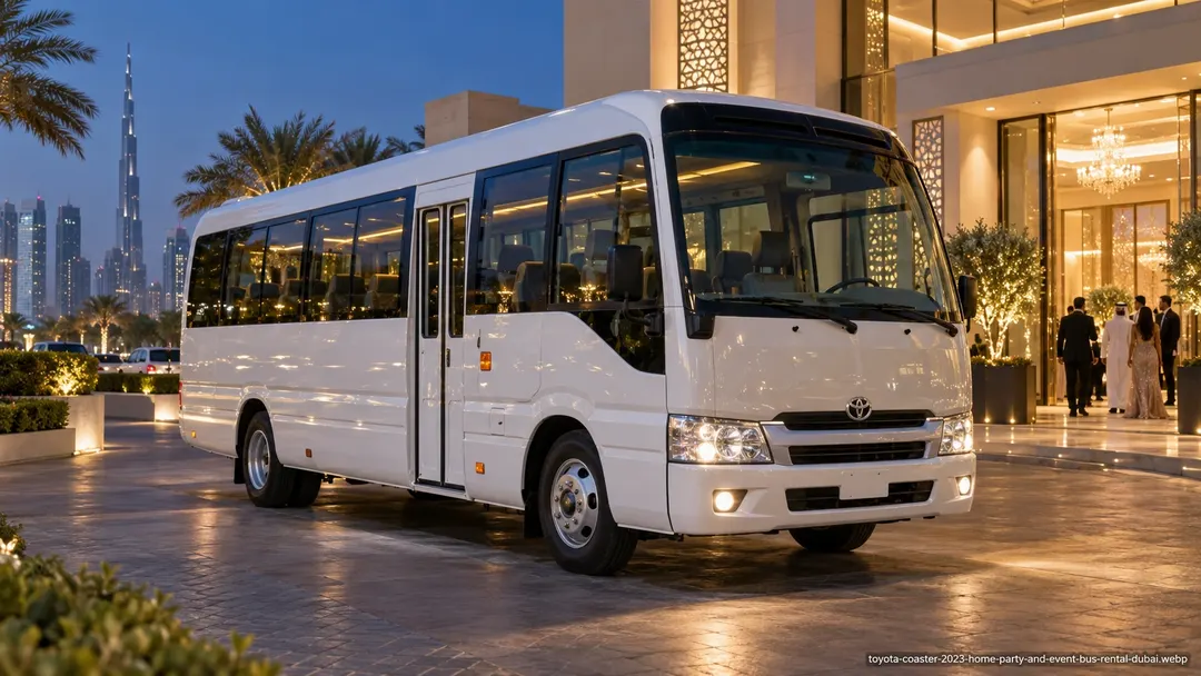 Event Bus Rental Dubai — private passenger bus and van transport in Dubai and the UAE