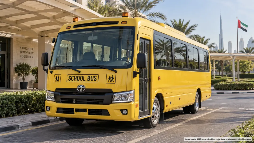 School Bus Rental Dubai — private passenger bus and van transport in Dubai and the UAE